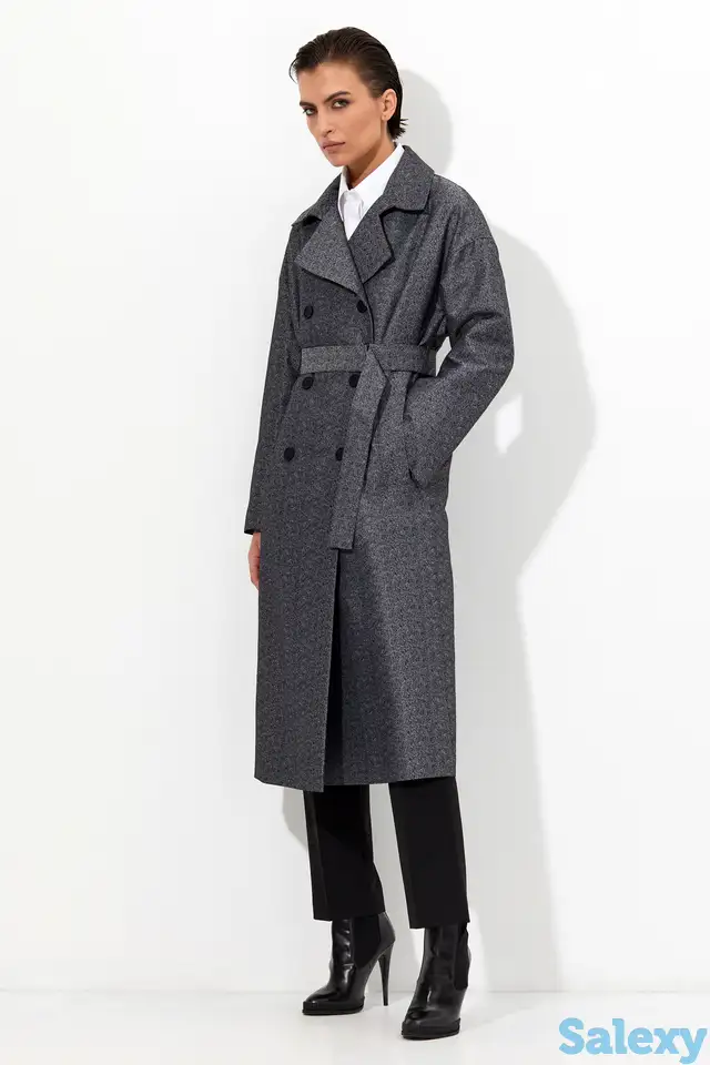 Плащ в сером цвете vassa&co, фотография 1