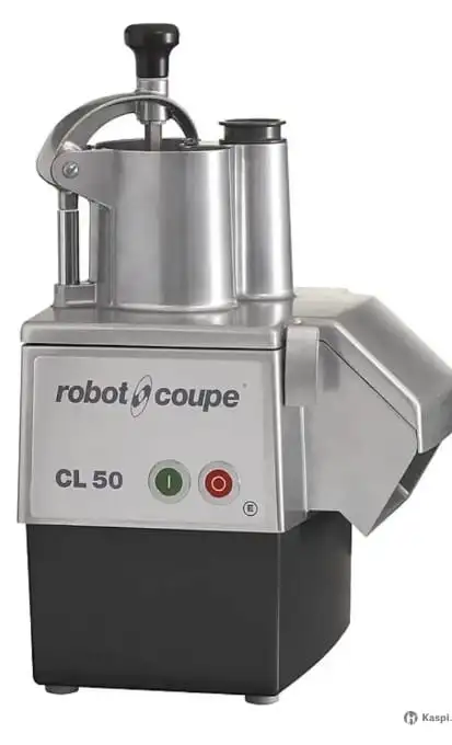 Овощерезка Robot Coupe CL50 используется на предприятиях общественного питания и торговли для нарезки овощей, фруктов, г, фотография 1