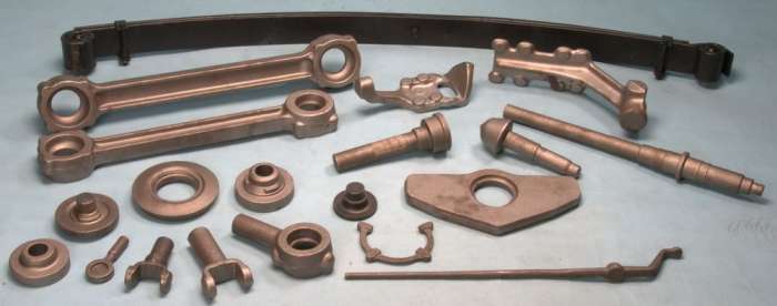 Кузнечное производство, горячая объёмная штамповка, кованые заготовки, фотография 2