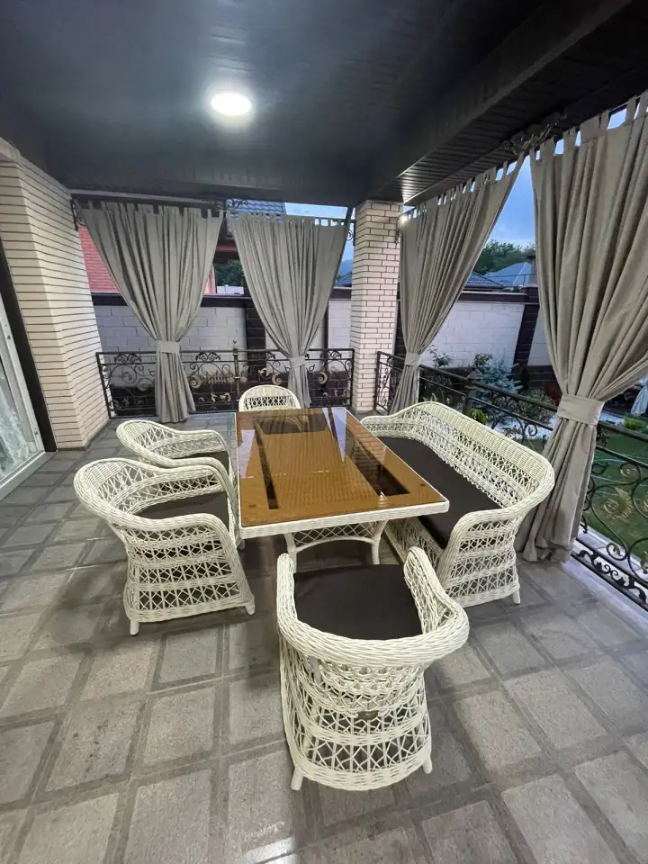 Мебель из искуственного ротанга цена указано за 1самое дешевое плетенное кресло, фотография 5