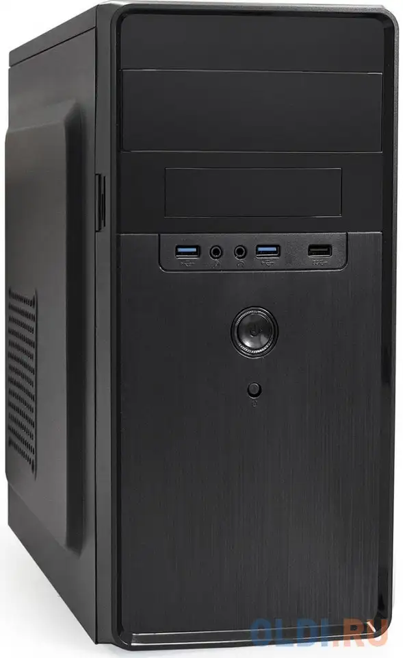 Корпус microatx exegate ba-309u2 без бп чёрный, фотография 1