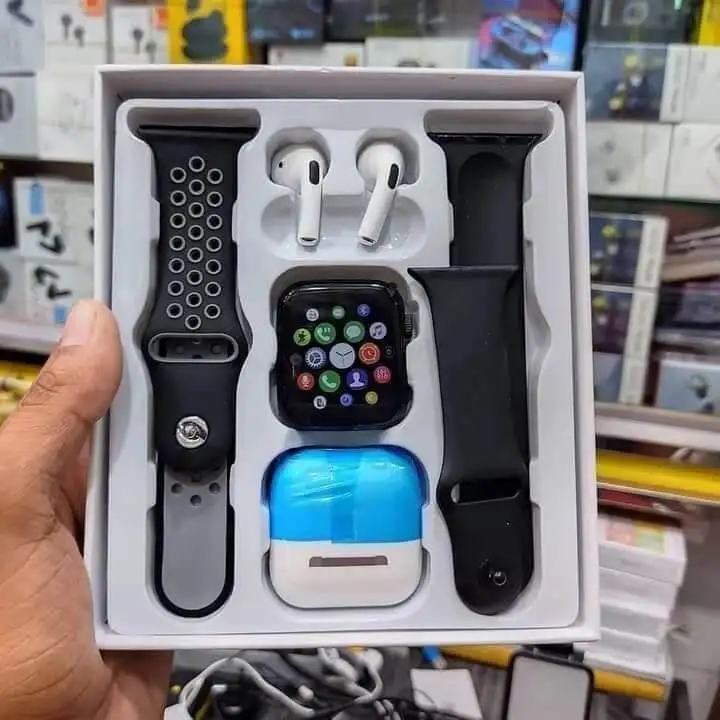 НОВЫЕ! Набор Часы apple watch  Наушники airpods КОМБО 2в1, фотография 2