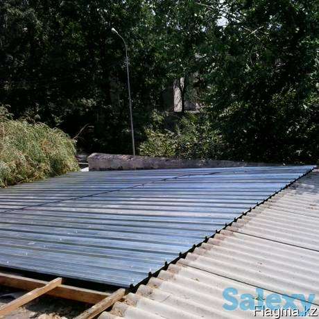 Ремонт крыш (замена шифера на профнастил) в Алматы, фотография 3