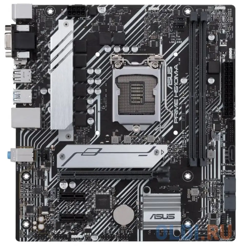 Материнская плата asus prime h510m-a, фотография 1
