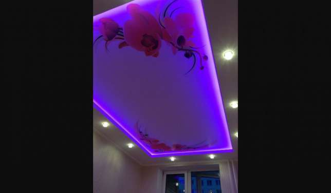 Натяжные потолки от 1100 тенге за кв метр, фотография 4