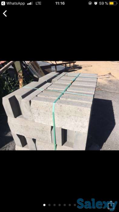 Брусчатка(тротуарная плитка), поребрик, вибропрессованная, газоблок, фотография 6