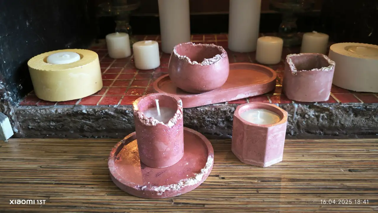 Свечи кашпо, фотография 4