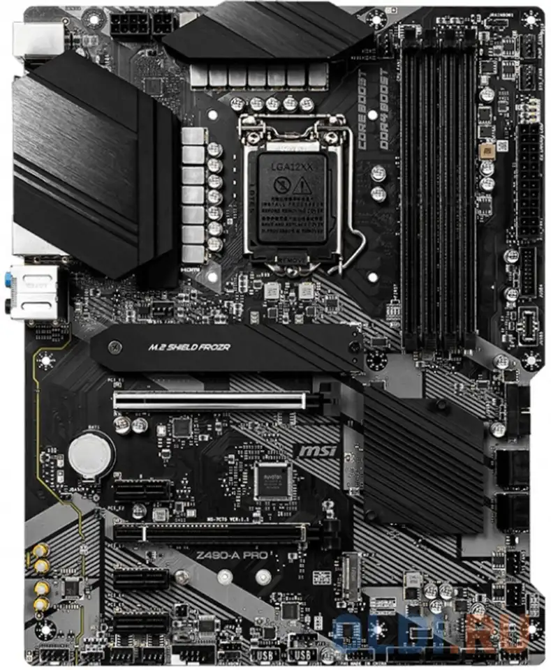 Материнская плата msi z490-a pro socket 1200 z490 4xddr4 2xpci-e 16x, фотография 1