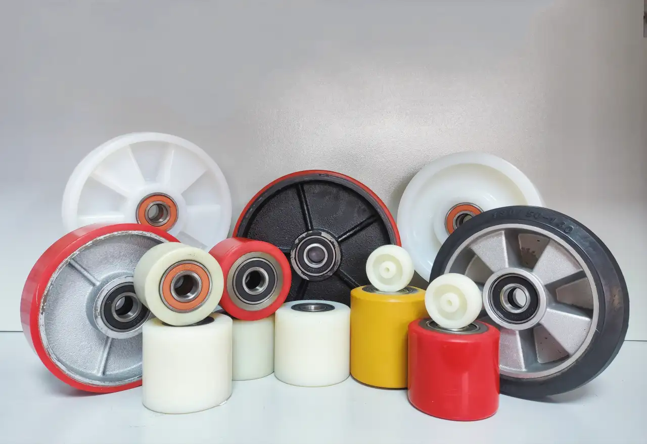 Ролики и Колёса для гидравлической тележки, фотография 1