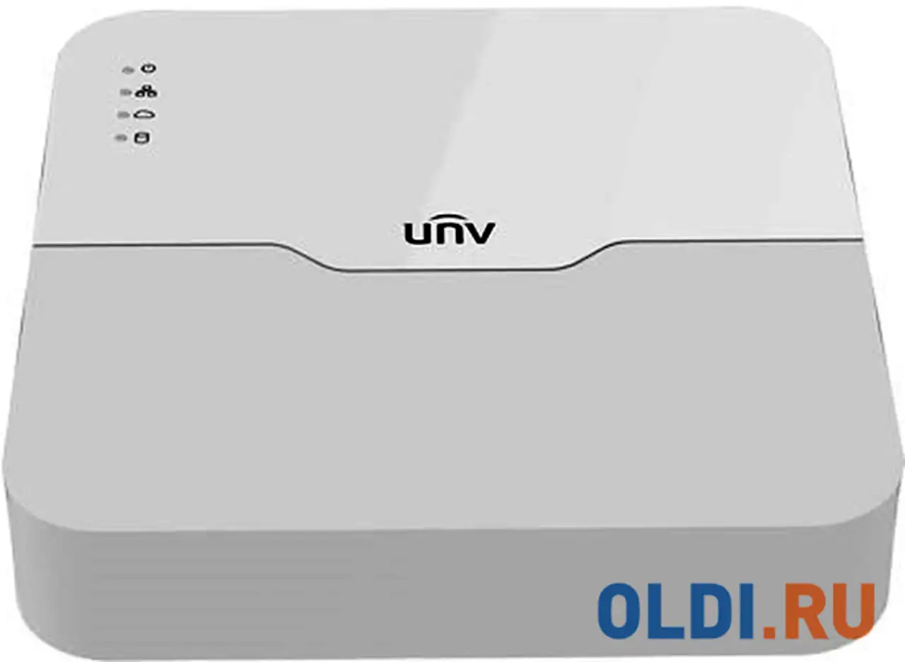 Uniview видеорегистратор ip 4-х канальный 4k с 4 poe портами; входящий, фотография 1