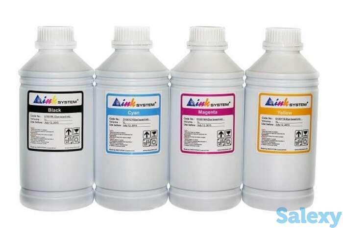 Комплект экосольвентных чернил inksystem 1000 мл (4 цвета), фотография 1