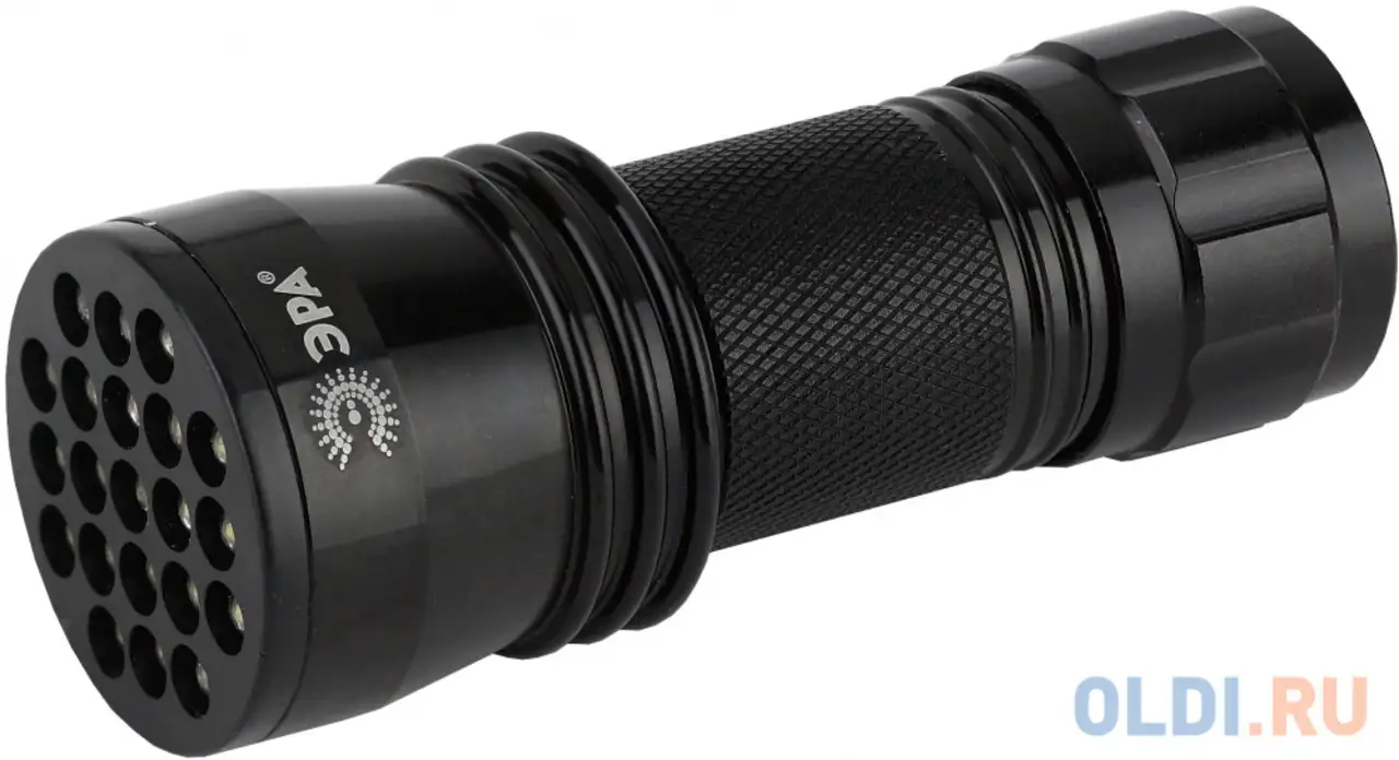 Эра б0030194 фонарь mb-502 гриндер {21 светодиод, алюминий, черный цвет, 3хааа, фотография 1