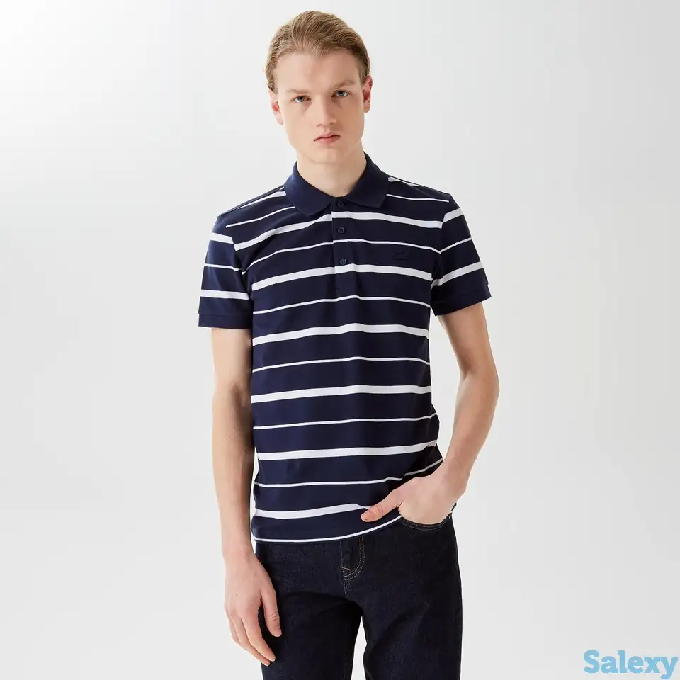 Мужское поло lacoste slim fit, фотография 1