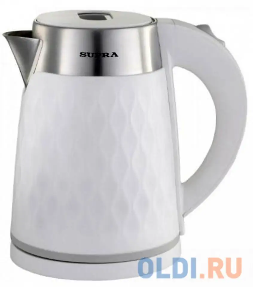 Чайник электрический supra kes-1798 1.7л. 1500вт белый (корпус: пластик), фотография 1