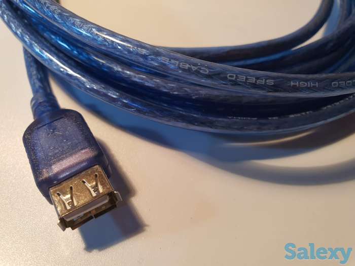Кабель-удлинитель, USB AM-AF, Cable, Hi-Speed USB 2.0, 5 метров, фотография 1