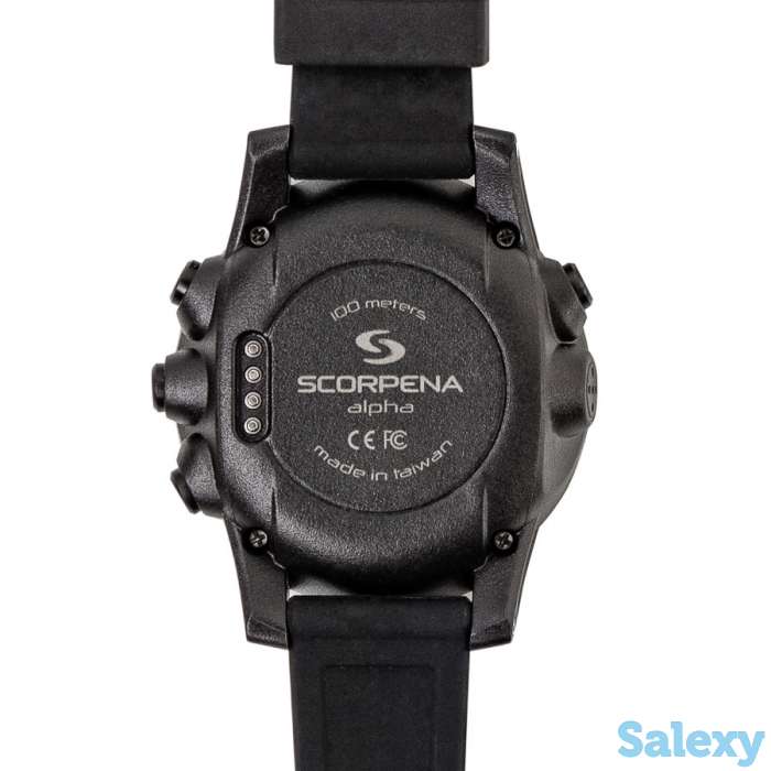 Компьютер- декомпрессиметр scorpena alpha черный, фотография 12