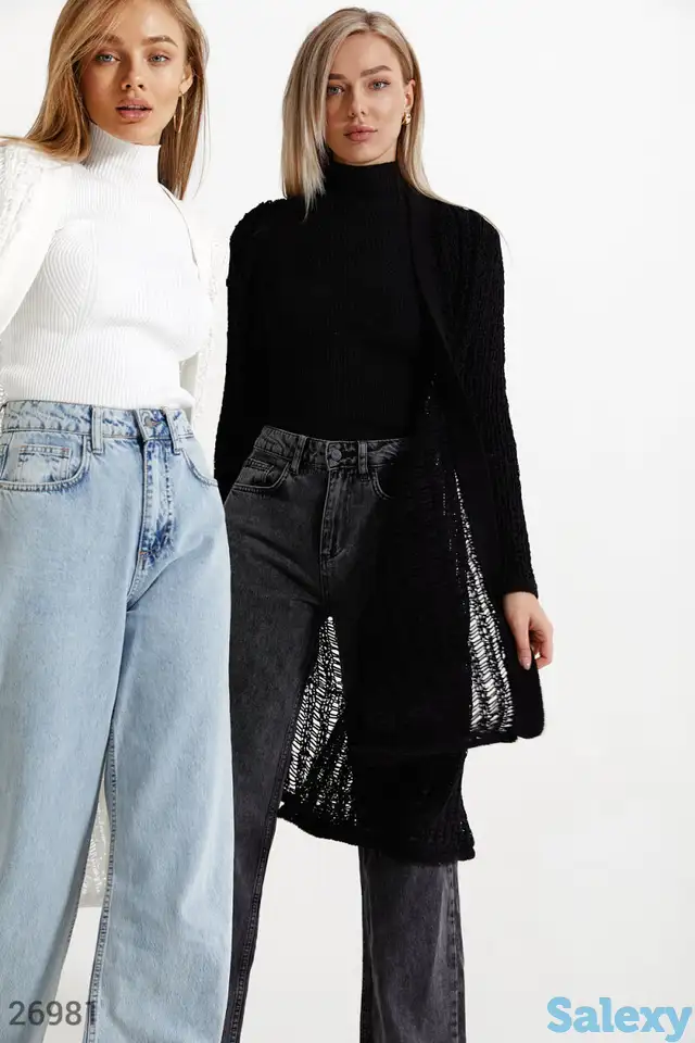 Кардиган ажурной вязки, фотография 1