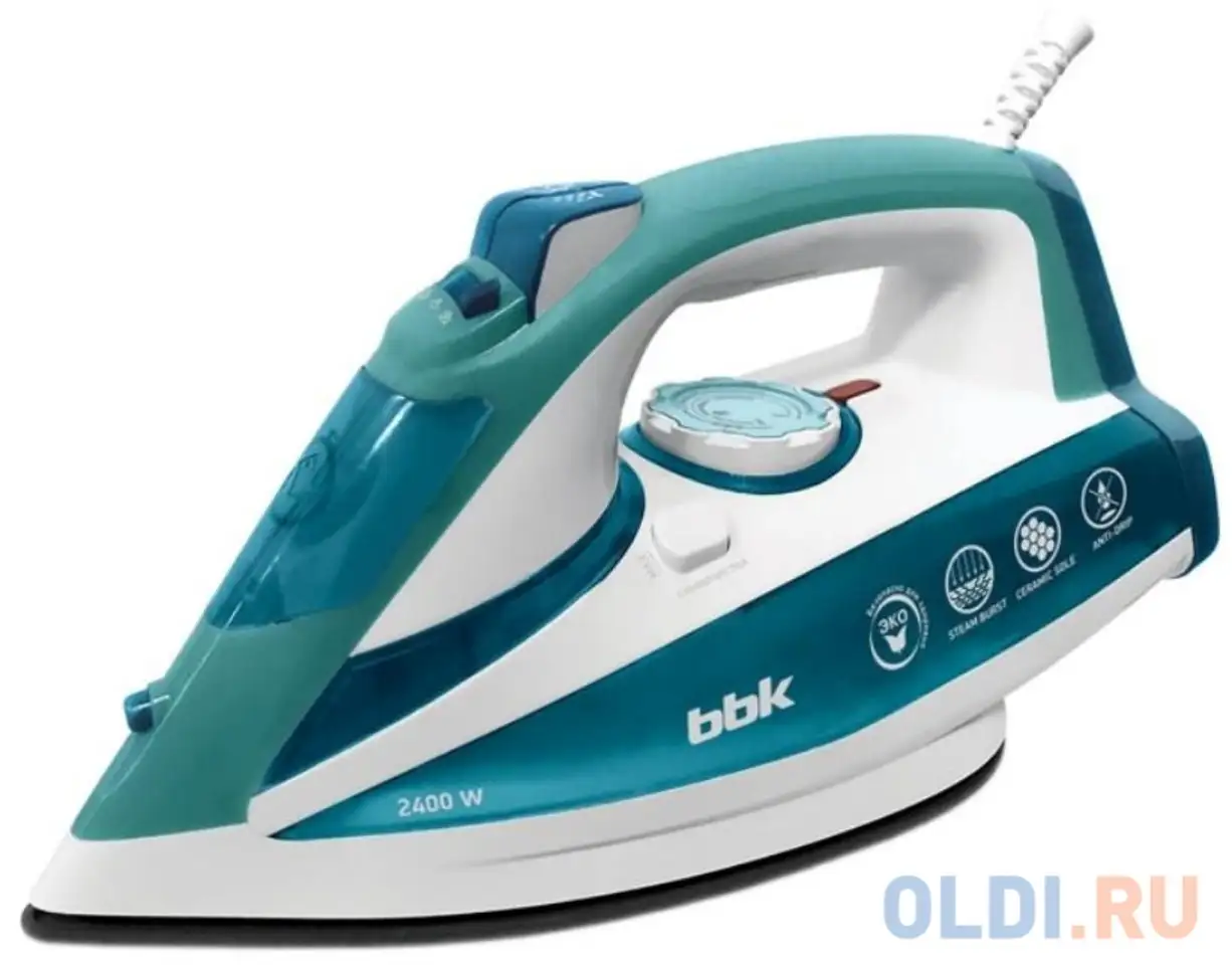 Утюг ise-2401 green bbk, фотография 1