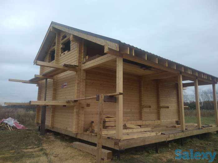 Профилированный брус, домокомплекты с нарезными чашками, фотография 1