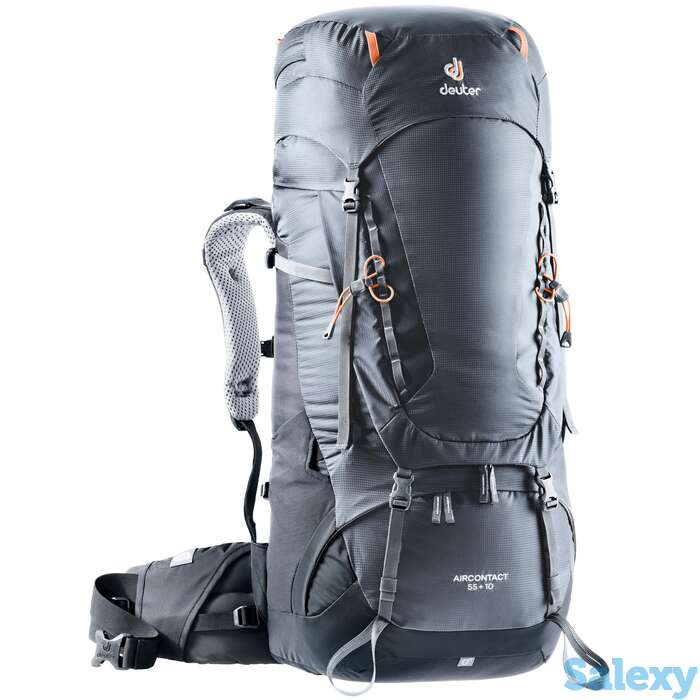 Рюкзак deuter aircontact 55+10 graphite/black, фотография 1