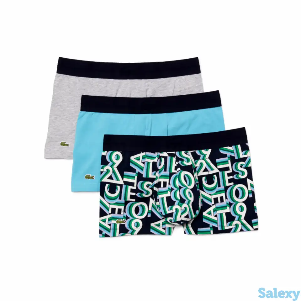 Мужское нижнее бельё lacoste (3 шт.), фотография 1