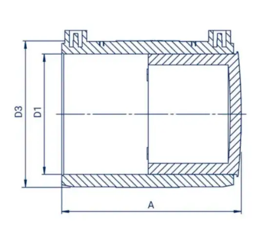 Заглушка электросварная SDR11 D110, фотография 2