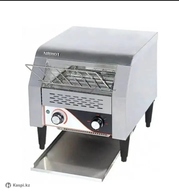 Тостер конвейерный AIRHOT CT-300 предназначен для приготовления большого количества тостов в непрерывном режиме в гостин, фотография 1