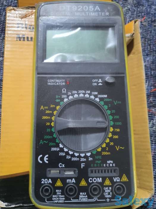 Цифровой мультиметр DT9205A тестер Распродажа, фотография 4