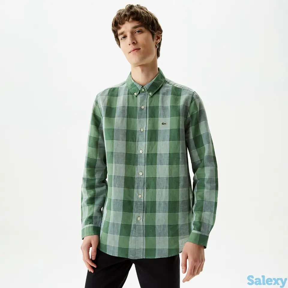 Рубашка lacoste slim fit, фотография 1