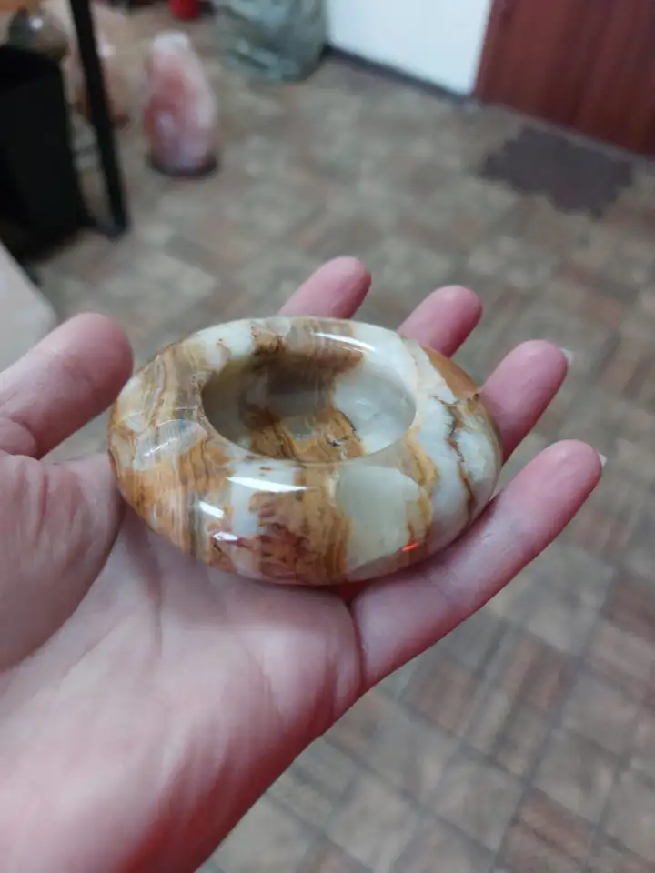 Пепельница Оникс круглая, фотография 2