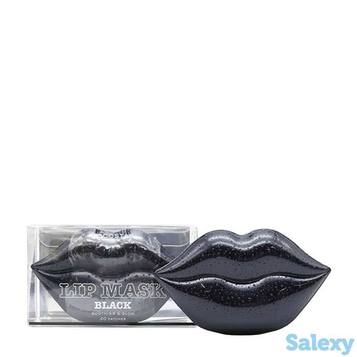 Патчи для губ kocostar lip mask black, фотография 2