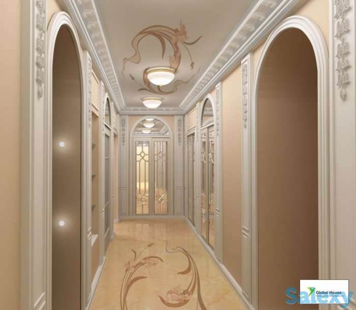 Монтаж и наклейка гипсовой лепнины, фотография 1