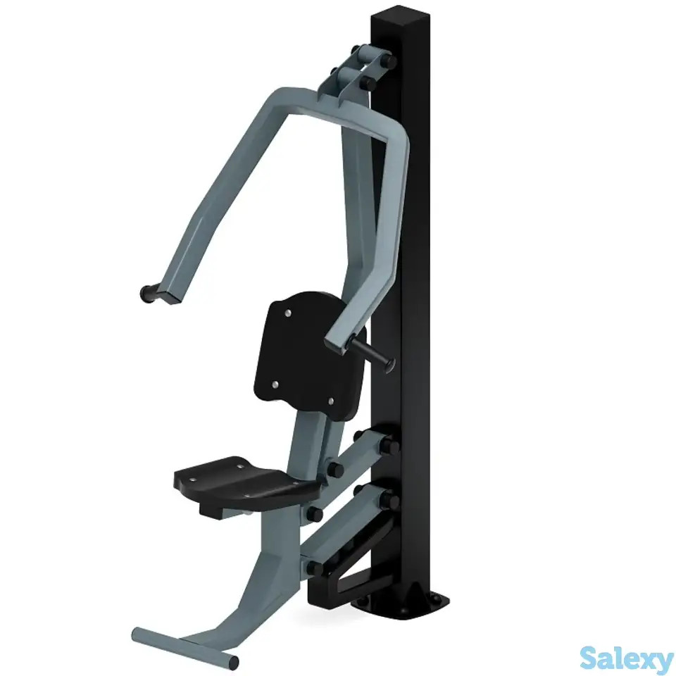 Жим от груди (серый) - уличный тренажер - ст 006-13, фотография 2