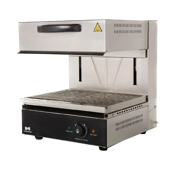 Гриль Salamander Hurakan HKN-SAL450MBM предназначен для обжаривания стейков и сосисок, приготовления сэндвичей, полуфабр, фотография 1