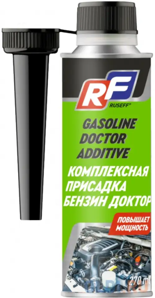 19234n ruseff комплексная присадка бензин доктор (270 мл), фотография 1