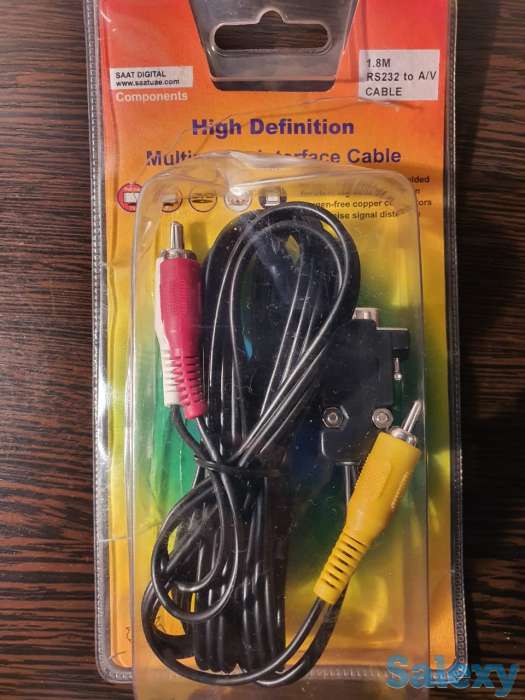 Кабель RS232 -A/V, шнур провод 1.8 метра, фотография 3