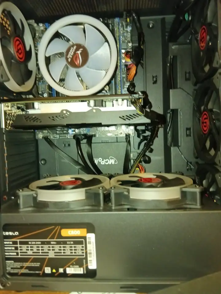 Игровой компьютер Core i7 DDR4 16Gb 2666MHz RX 580 8Gb SSDM.2 256 600W, фотография 8