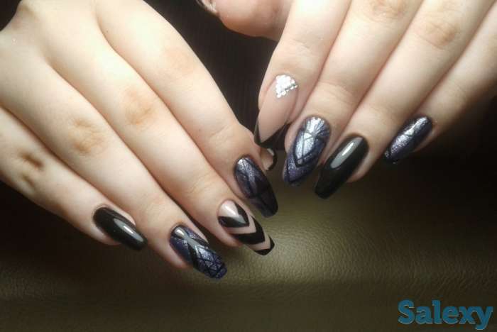 наращивание ногтей покрытие гель лак маникюр педикюр, фотография 5