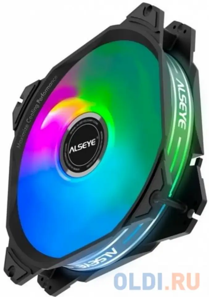 M120-pb fan 120mm, 1300rpm, 42.5cfm, 23.6dba, molex + 3pin, rgb, rtl, фотография 1