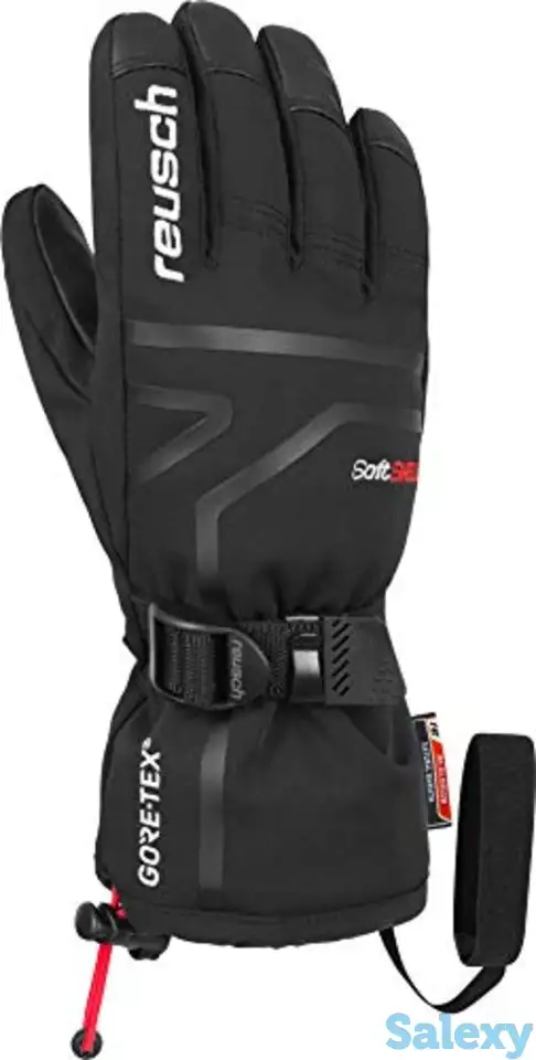Перчатки reusch 17-18 down spirit gtx jr black/white, фотография 1