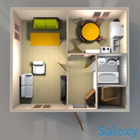 3D Визуализация интерьера и дизайн интерьера, бутика, магазина, дома, фотография 1