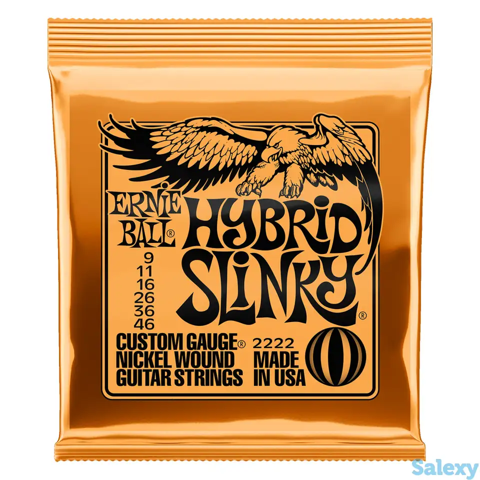 Струны для электрогитары ernie ball hybrid slinky p02222, фотография 1