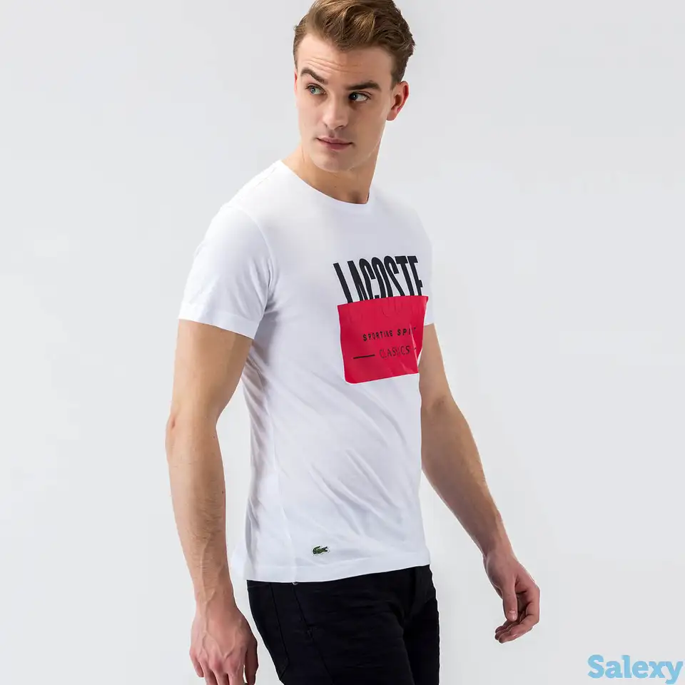 Мужская футболка lacoste slim fit, фотография 1