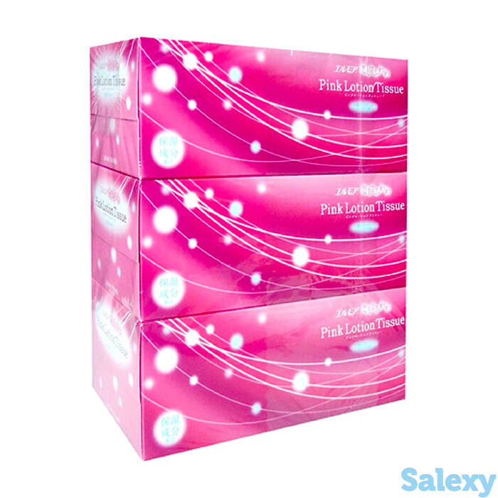 Салфетки для лица ellemoi kami shodji pink (3х180 шт.), фотография 1