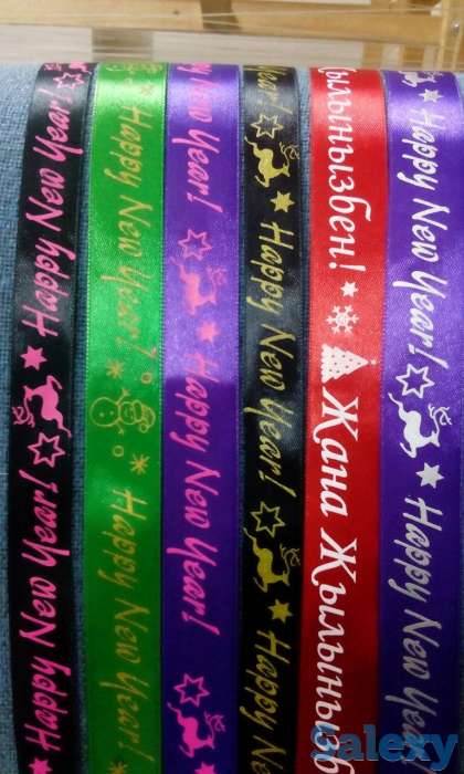 Печать на  ленточках Алматы,логотипы,надписи, фотография 7