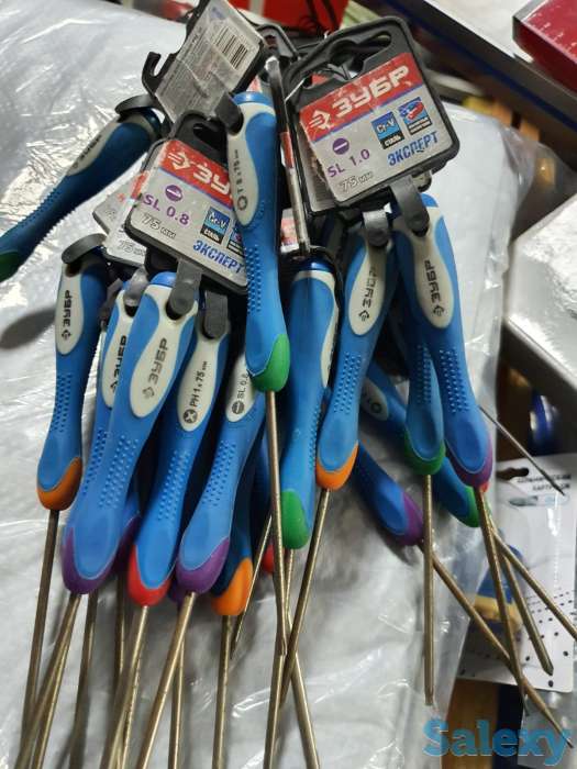 Отвертка шлицевая, крестик, звездочка ЗУБР ЭКСПЕРТ точных работ Сr-V, фотография 1