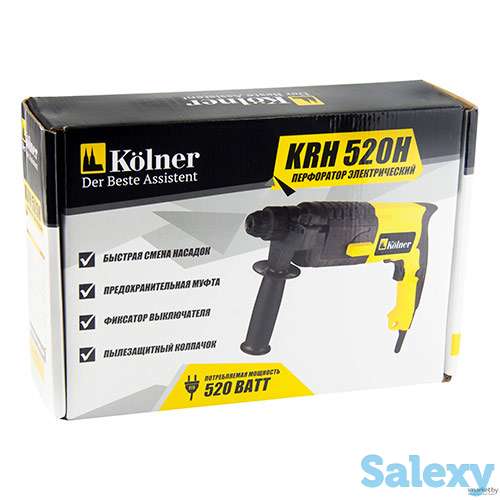 Перфоратор kolner krh 520h 520 вт, фотография 7