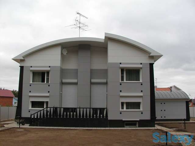 Листовой конструкционный фасадный пластик HPL, фасадные HPL панели КМ1, фотография 7