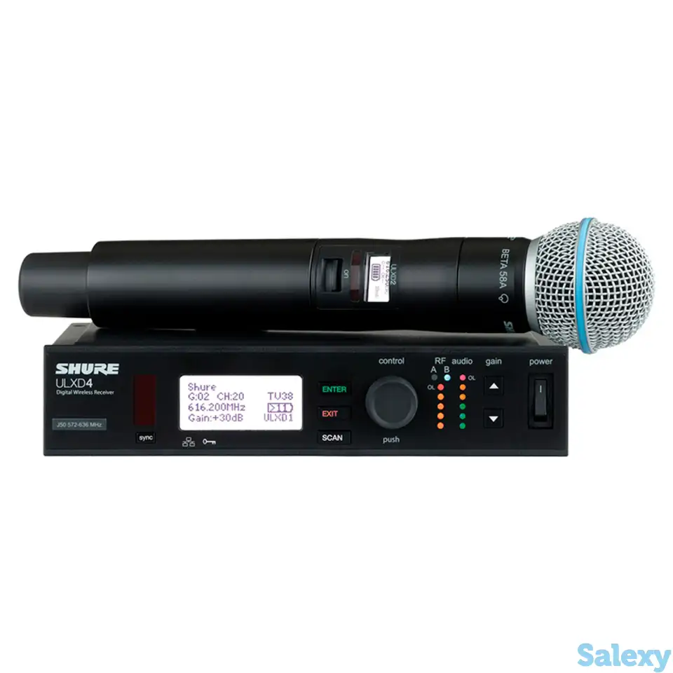 Радиосистема shure ulxd24e/b58-h51, фотография 1