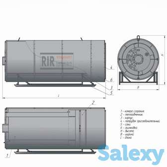 Топочный блок RIR ТБ-2,5ПН прямого нагрева, фотография 2